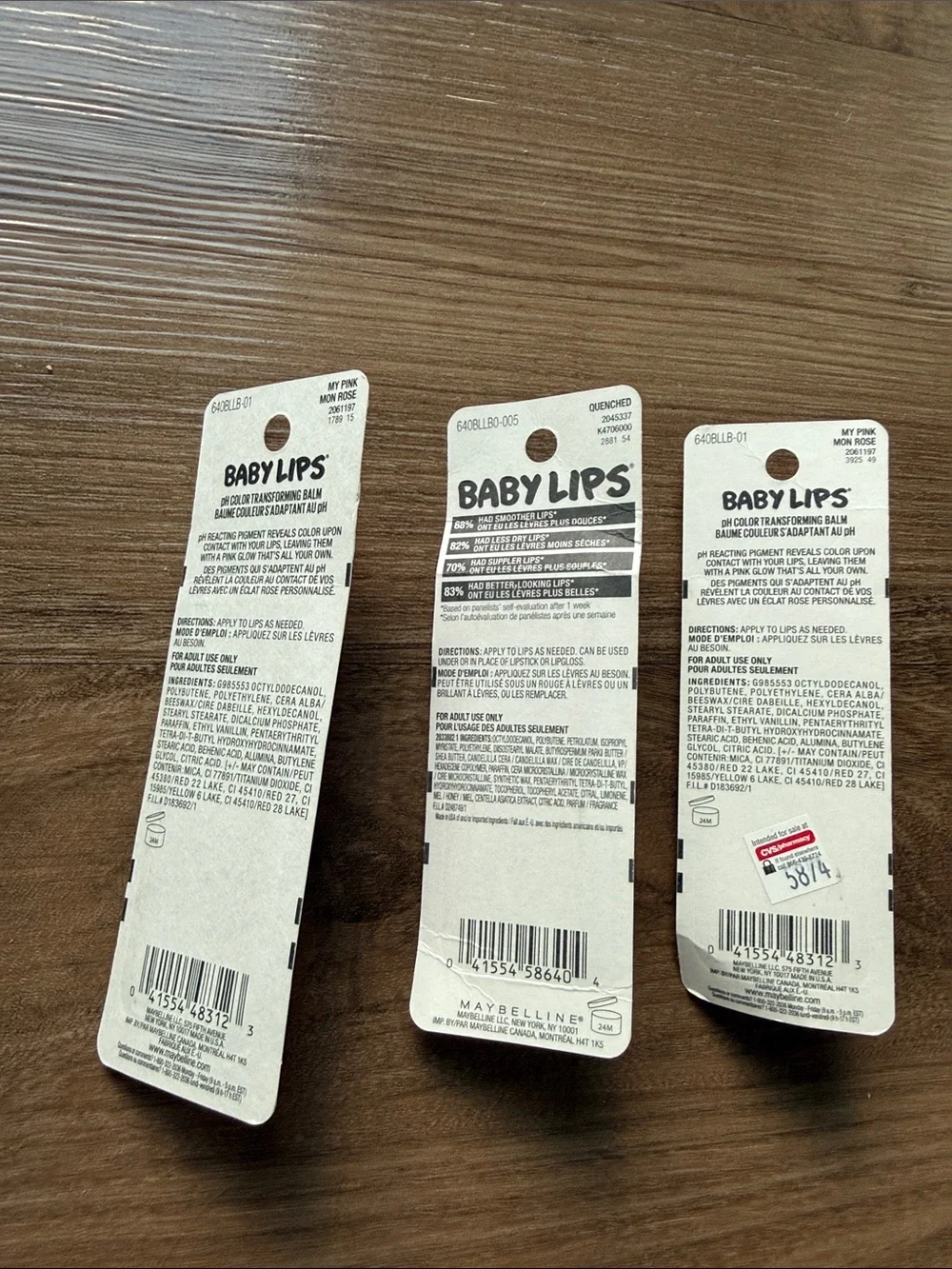 NWT bundle babylips